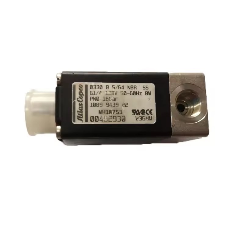 Piese de schimb Valvă solenoidă a compresorului de aer fără ulei pentru Atlas Copco 1089943922