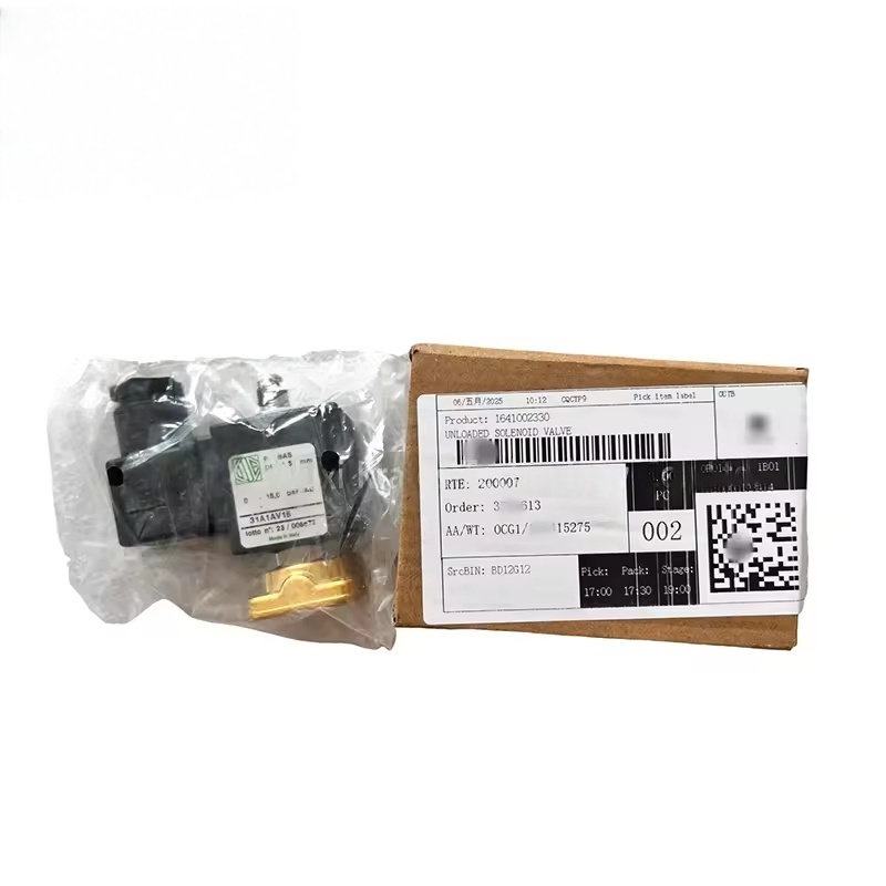1641002330 Valvă solenoidă pentru compresor de aer Atlas Copco Piese originale