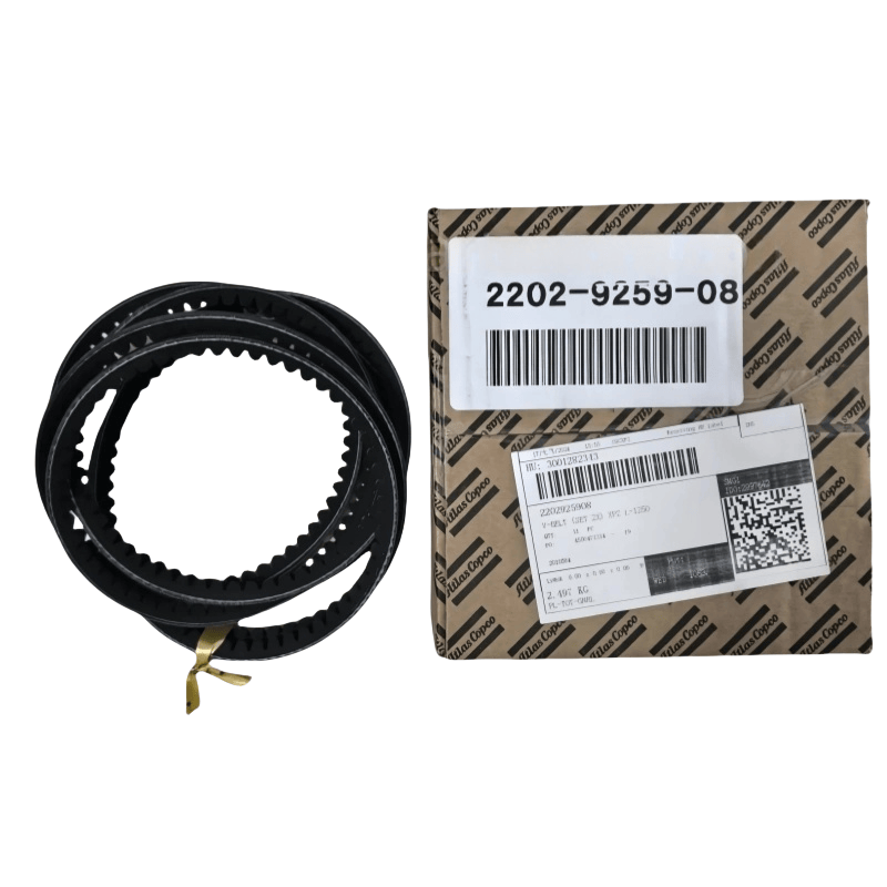 2202925908 ATLAS COPCO-BELT V (Set 2X) XPZ L = 1250 AC pentru compresor cu șurub injectat în ulei original