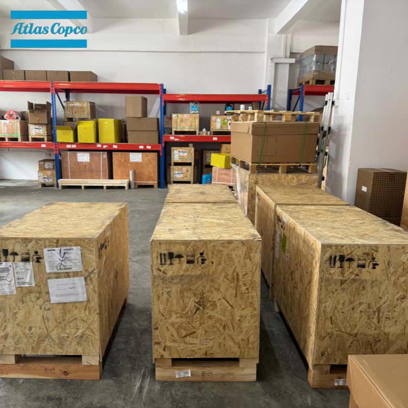 Atlas Copco 1616757591 2902022210 Element de șurub pentru capătul aerului original GA GX Cap compresor