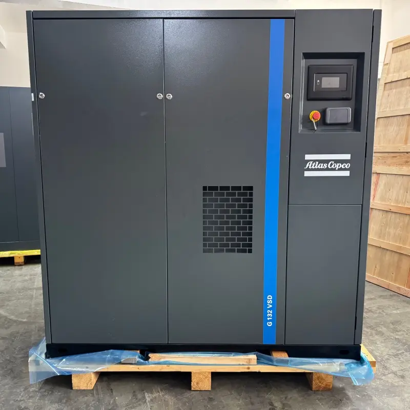 Compresor cu șurub cu injecție de ulei Atlas Copco G132VSD 400V 50HZ Variator de viteză