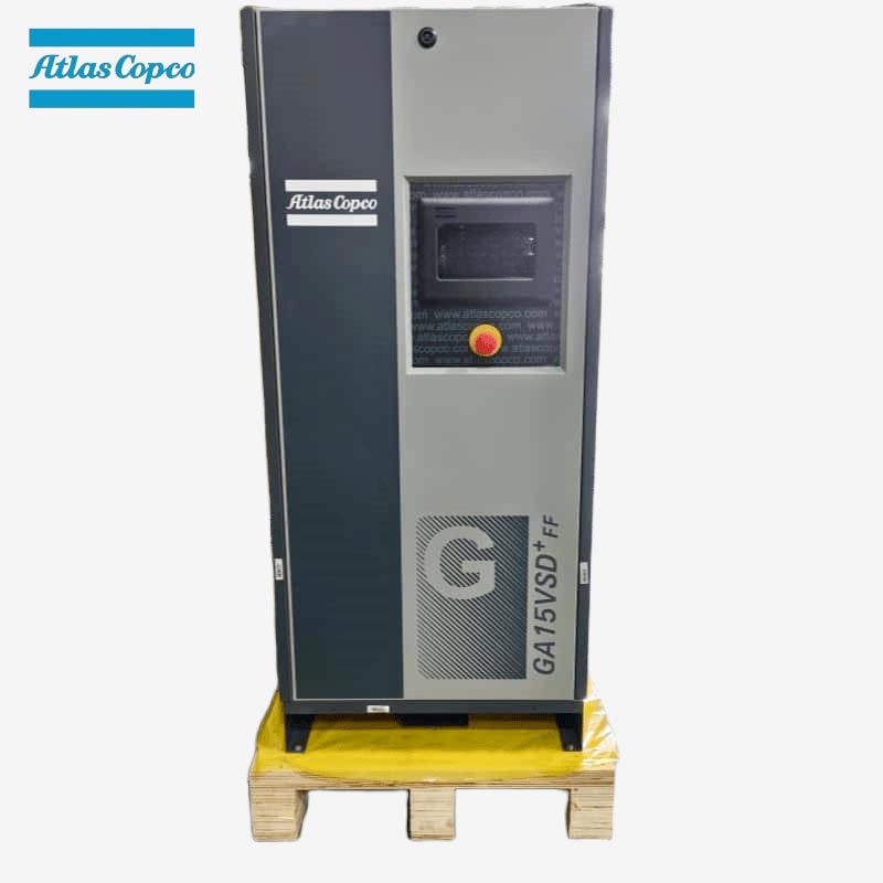 Atlas Copco GA15 VSD Plus FF 15kW 20CP Viteză variabilă Compresor de aer cu șurub injectat cu ulei Uscător integrat
