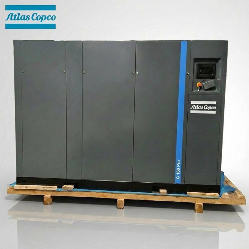 Atlas Copco GA160 Pro 160kW 215CP Compresor de aer rotativ cu șurub injectat cu ulei 7.5 10Bar 1543CFM