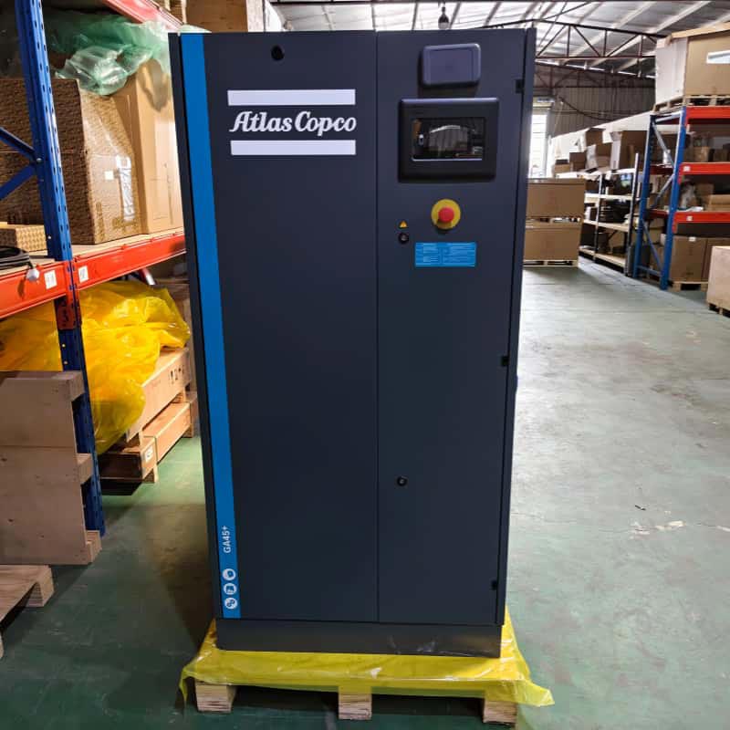 Compresoare de aer cu șurub staționar Atlas Copco GA45+ Lubrificate Putere AC 380V/ 400V 45KW