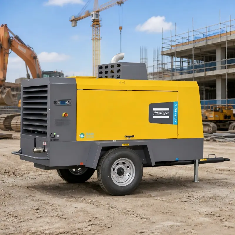 Compresor diesel portabil Atlas Copco X-Air+600-17 154 kW Autentic